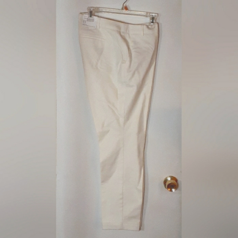 Dalia Cigarette Leg Pants White sz14